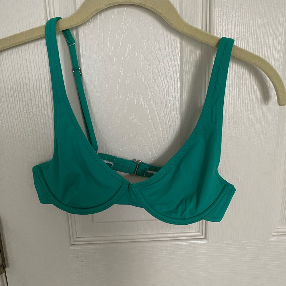 Rhythm | Teal/Green Bikini Top